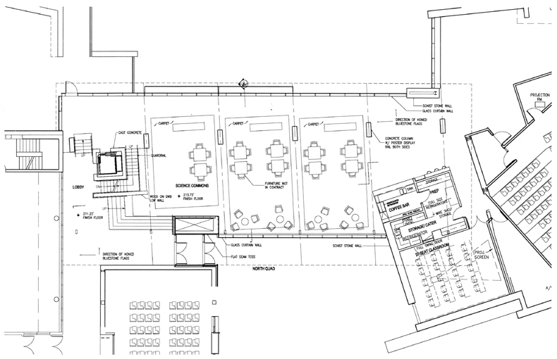 floor plan of science commons