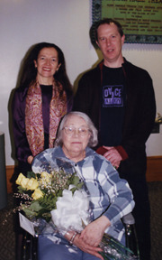 From left to right: Sharon Friedler, Patricia Wityk Boyer, and Mark Taylor '75
