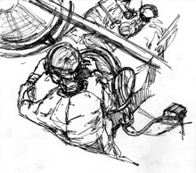 a sketch by Christie DeNizio