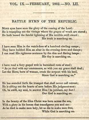 Battle Hymn of the Republic lyrics