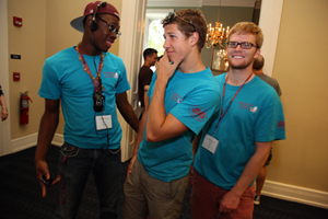 student volunteers