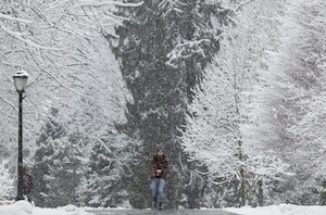 Swarthmore in Snow