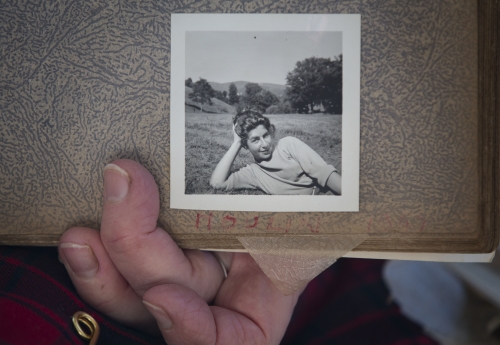 Portrait of a woman named France Pruitt. “I would call myself a lucky person,” says France, who will speak at a Righteous Among Nations ceremony in July honoring those who sheltered her family. 