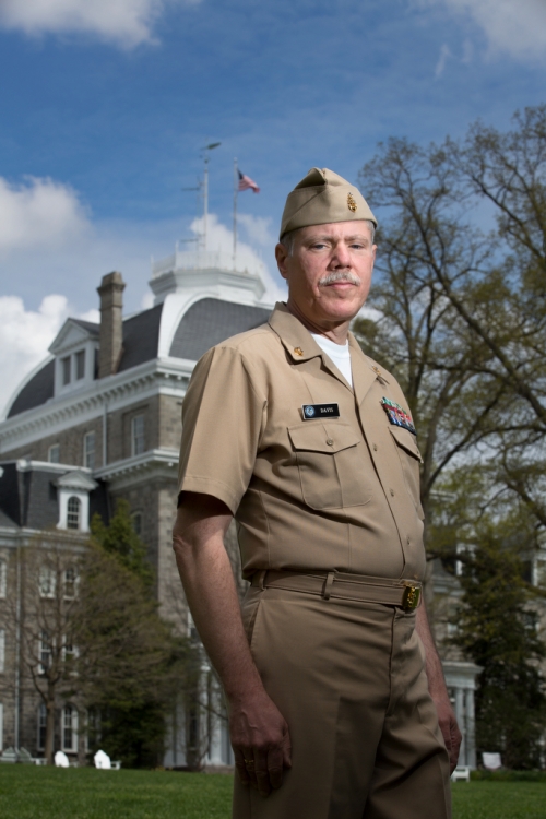 Gregg Davis ’80 in his uniform