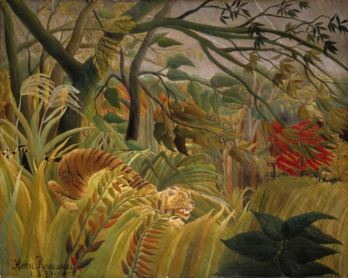 Henri Rousseau's painting of a tiger