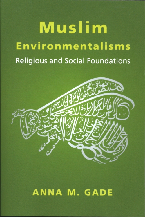 green book cover with bug titled Muslim Environmentalisms