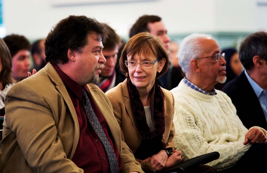 Timothy Burke and Rebecca Chopp