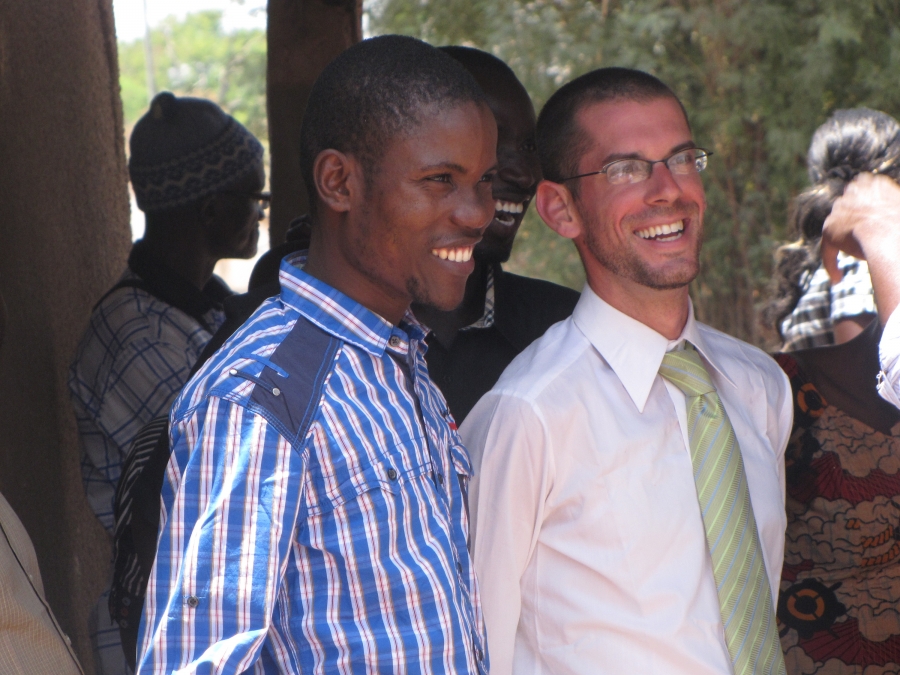 Daniel Hodson ’09 returned to West Africa for a visit after his time in the Peace Corps.