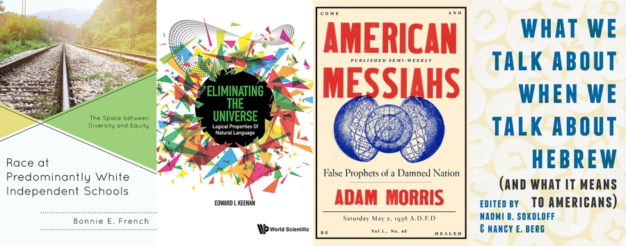 Covers of the four featured books