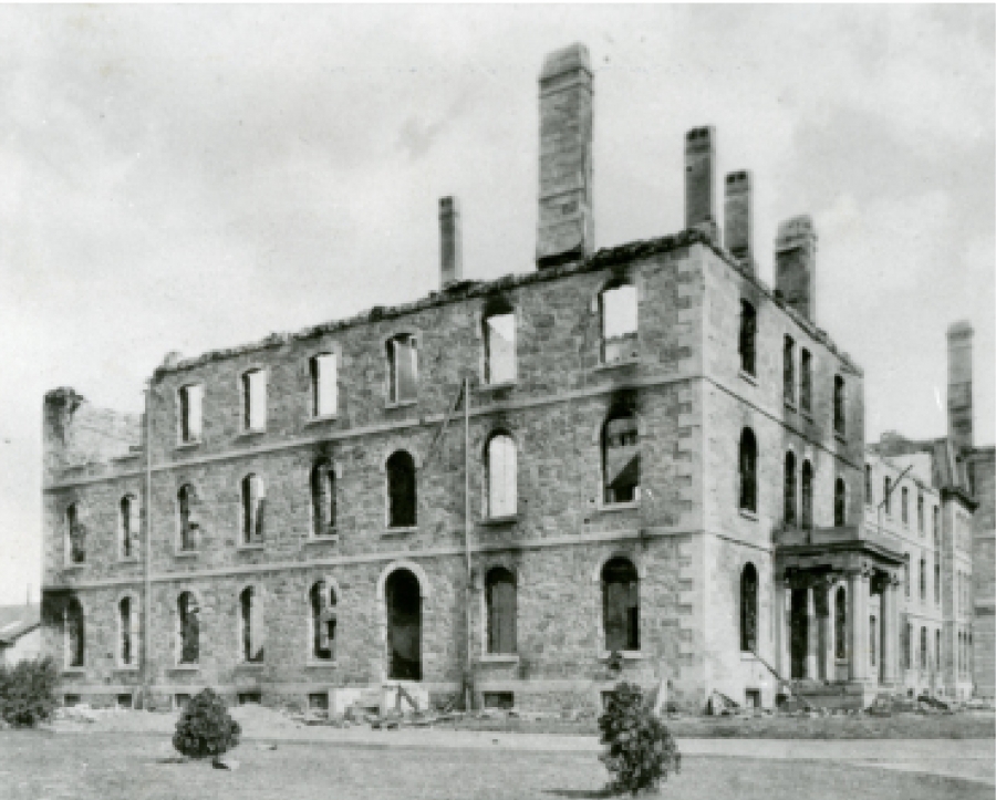 shell of parrish hall