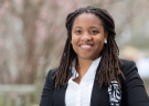 Marissa Davis ’08 in a black blazer