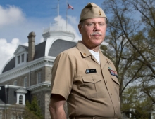 Gregg Davis ’80 in his uniform