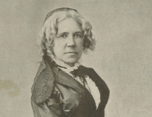 1800s photo of Maria Mitchell: comet-discoverer, professor, equal-rights crusader