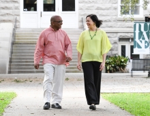 couple walking 