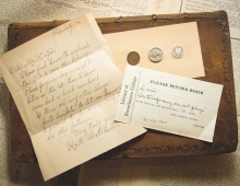 A decades-old library-fine notice