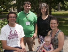 Joe Alberti, Scott Storm, Lisa Smulyan, Kathleen Melville and daughter Sonia