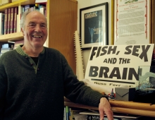 Russell Dawson Fernald ’63 in his office