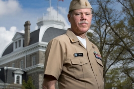 Gregg Davis ’80 in his uniform