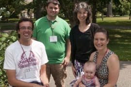 Joe Alberti, Scott Storm, Lisa Smulyan, Kathleen Melville and daughter Sonia