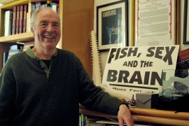 Russell Dawson Fernald ’63 in his office