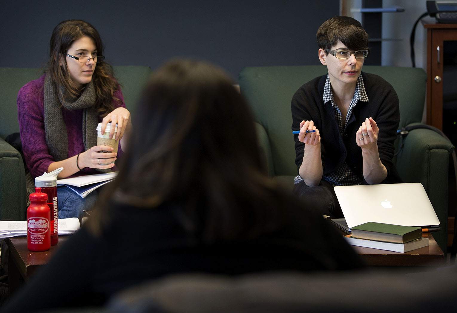 Faculty and students in class
