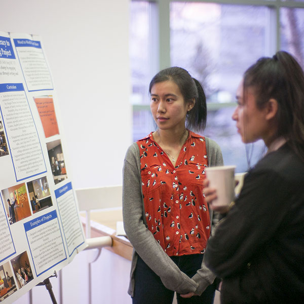 student poster session