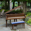 Lost piano on the Swarthmore College campus