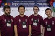 Students pose at international computing competition