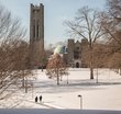 Snow on campus