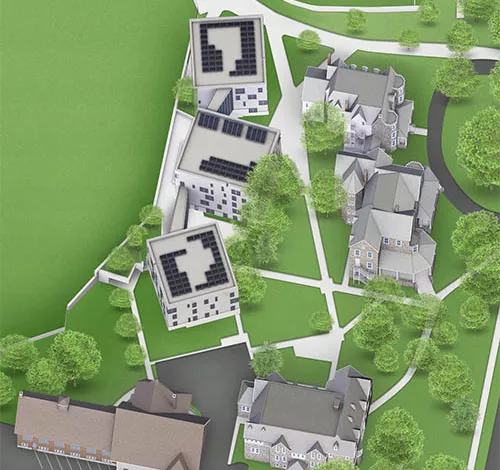 Map detail of Life in the Residence Halls Facts