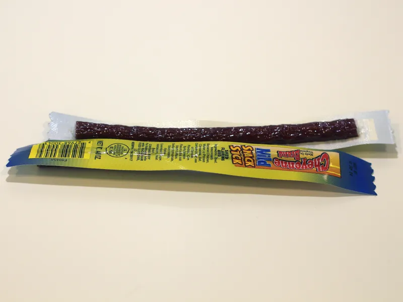 Beef snack stick wrapper