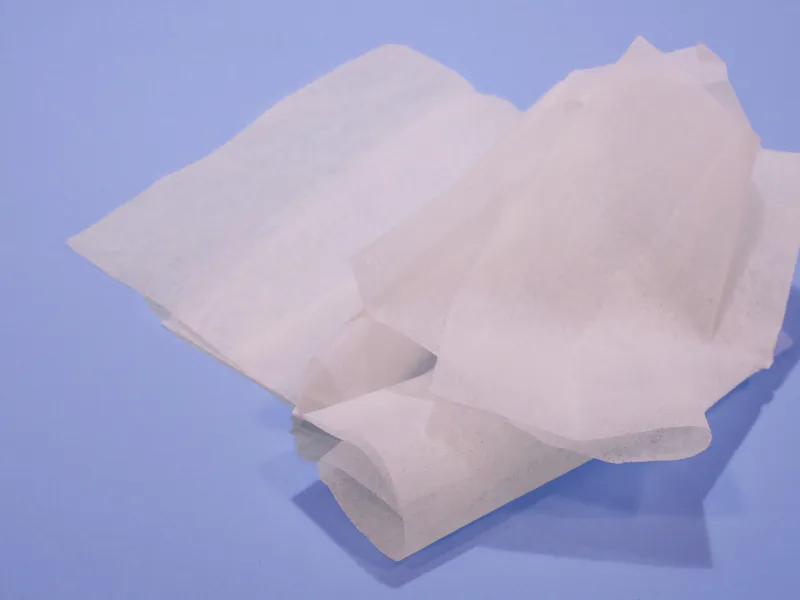 A small pile of dryer sheets