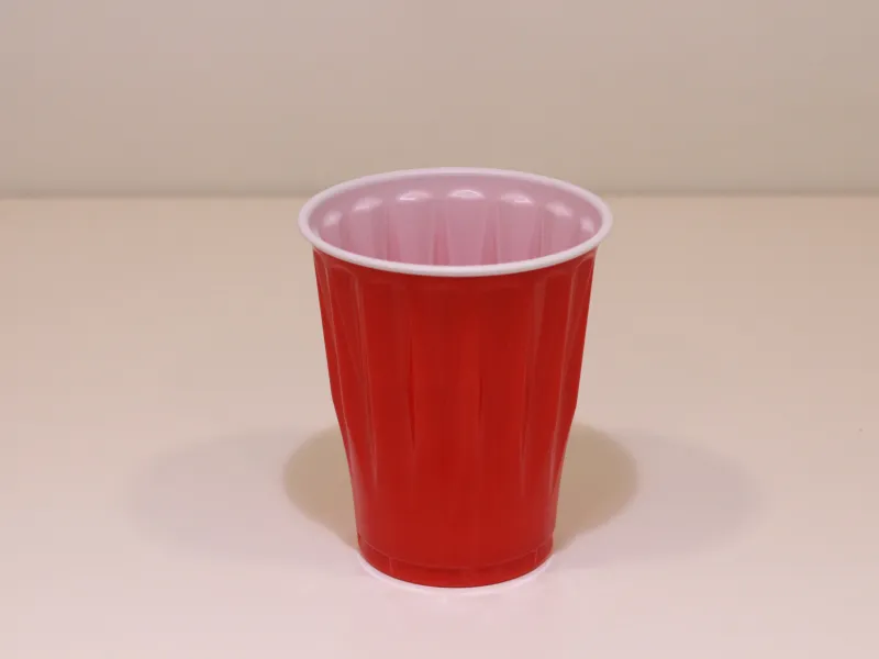 Empty red solo cup
