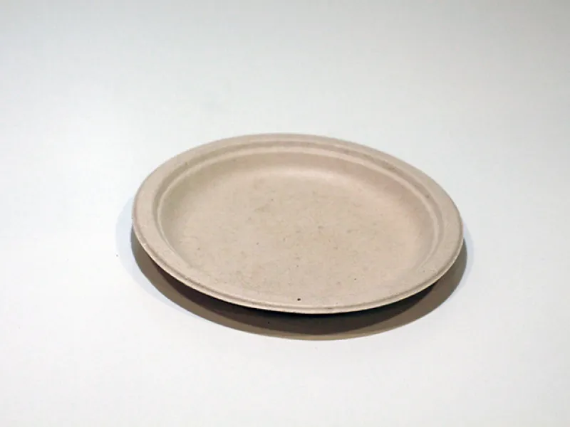 Compostable paper plate