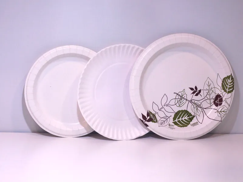 Various paper plates