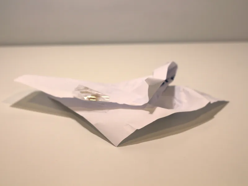 A pile of discarded scrap paper