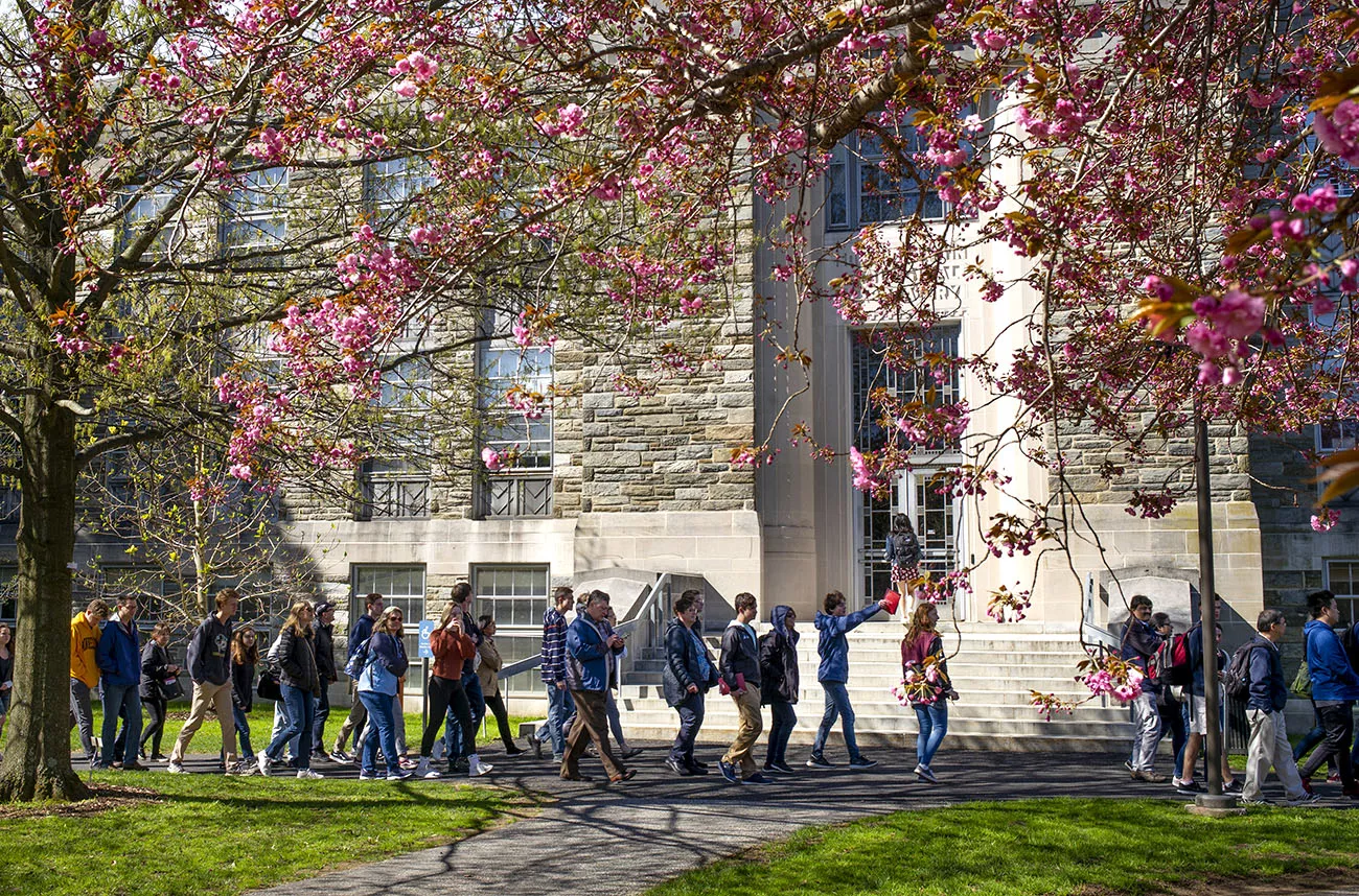 admissions tour