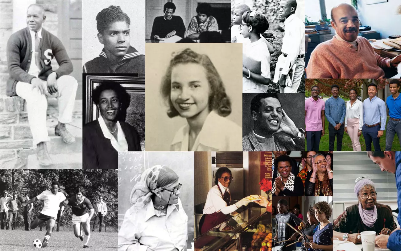 collage of student, faculty and staff faces
