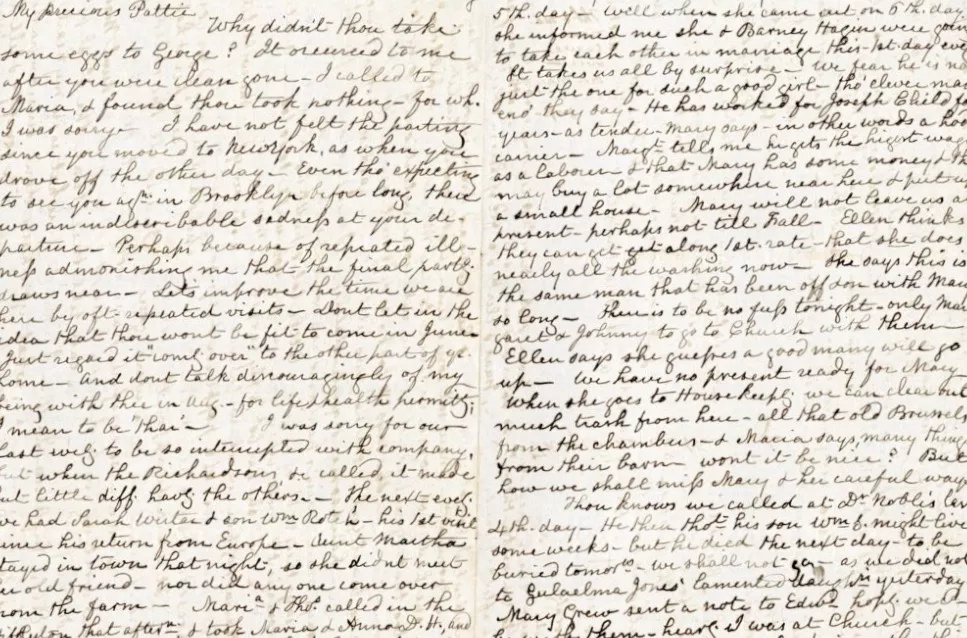 Lucretia Mott manuscript