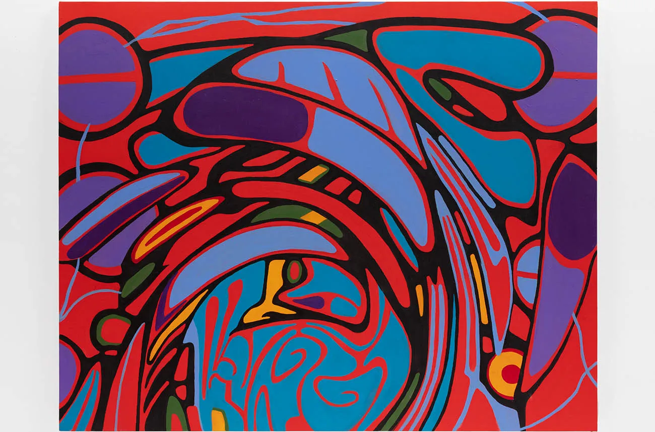 Painting: The sky loves to hear me sing: Woodland Art in Transmotion