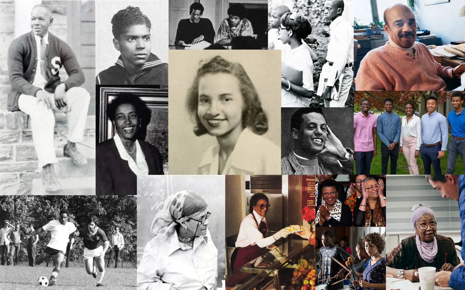collage of faculty, staff, and alumni