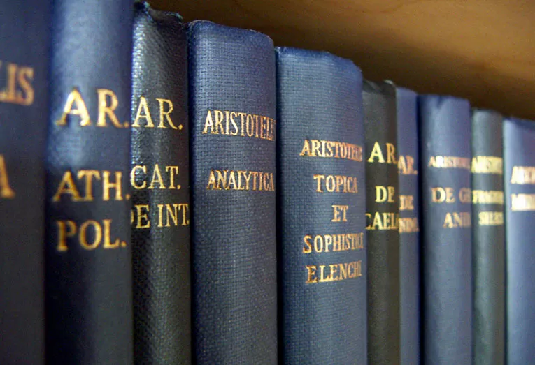 Closeup of books