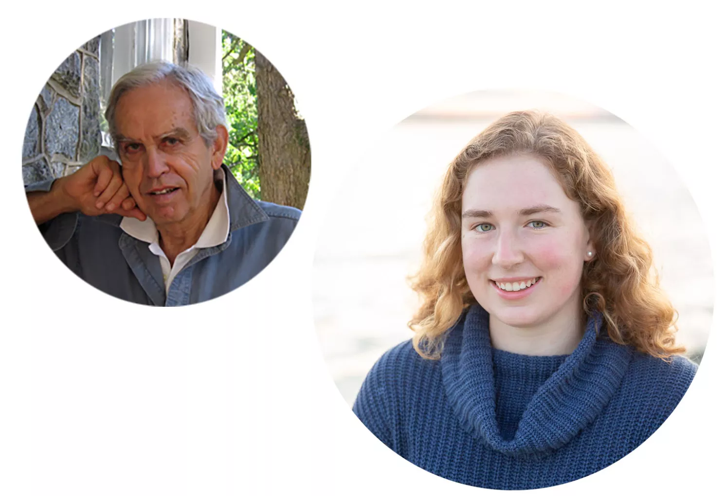 Professor Robinson Hollister and Eleanor Miller '22
