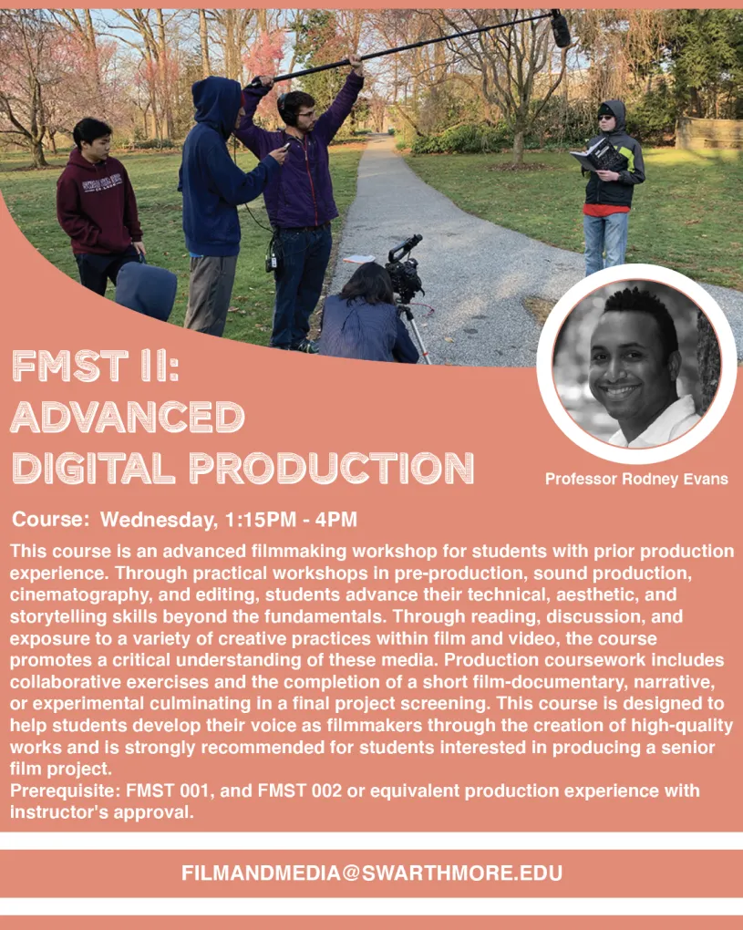 FMST 11: Advanced Digital Production Flyer