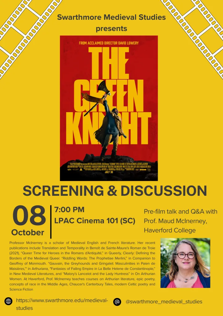 Movie and discussion poster