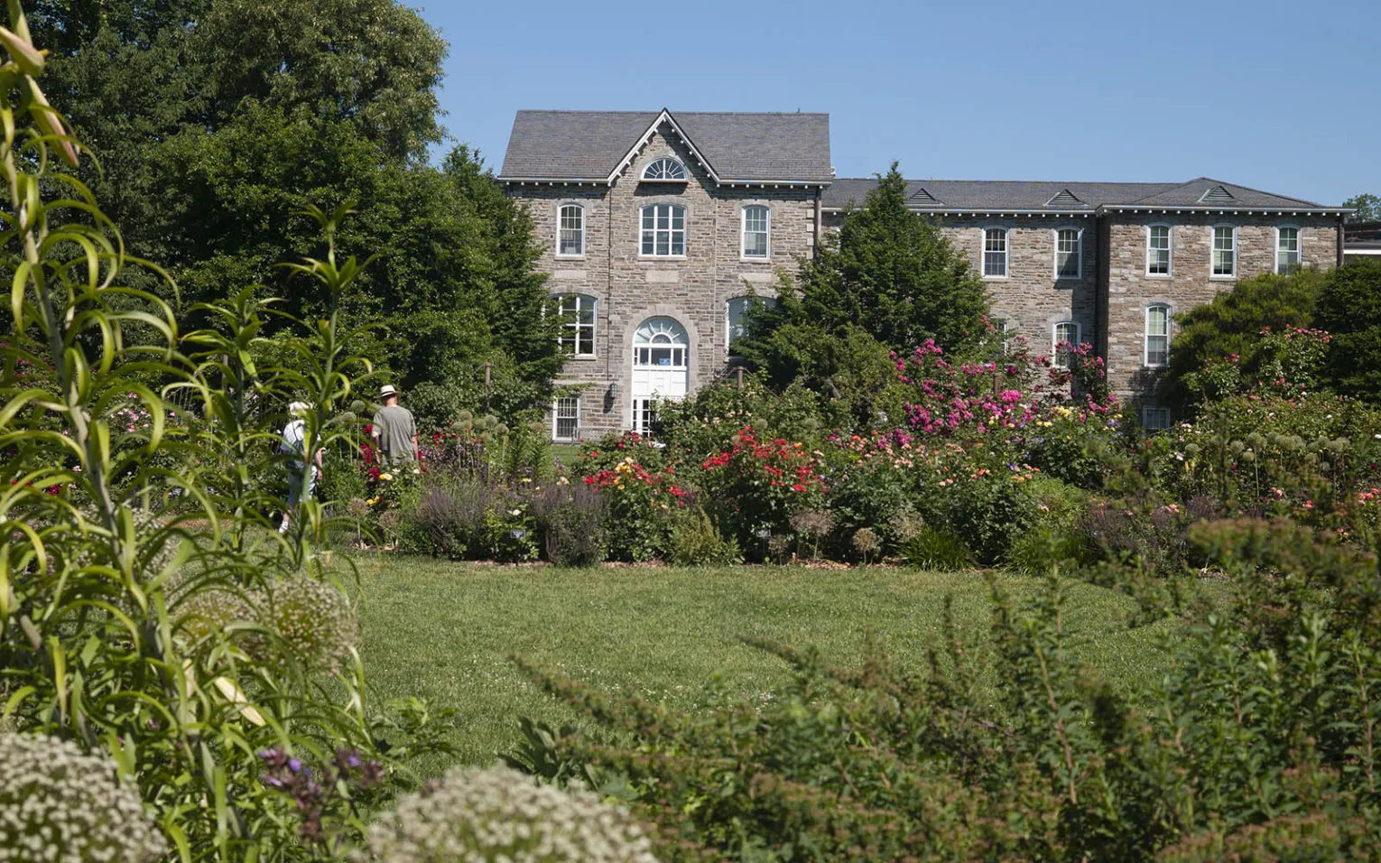 Old Science Hall exterior in spring