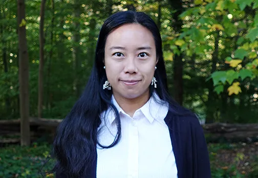 Karen Chan standing outside
