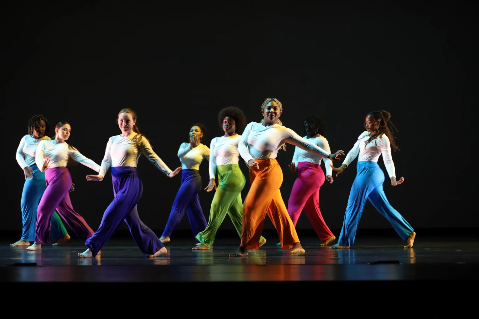 Students in spring dance concert