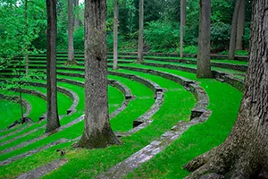 Amphitheater in spring