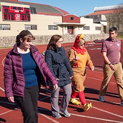 Swarthmore employees participate in Turkey Trot